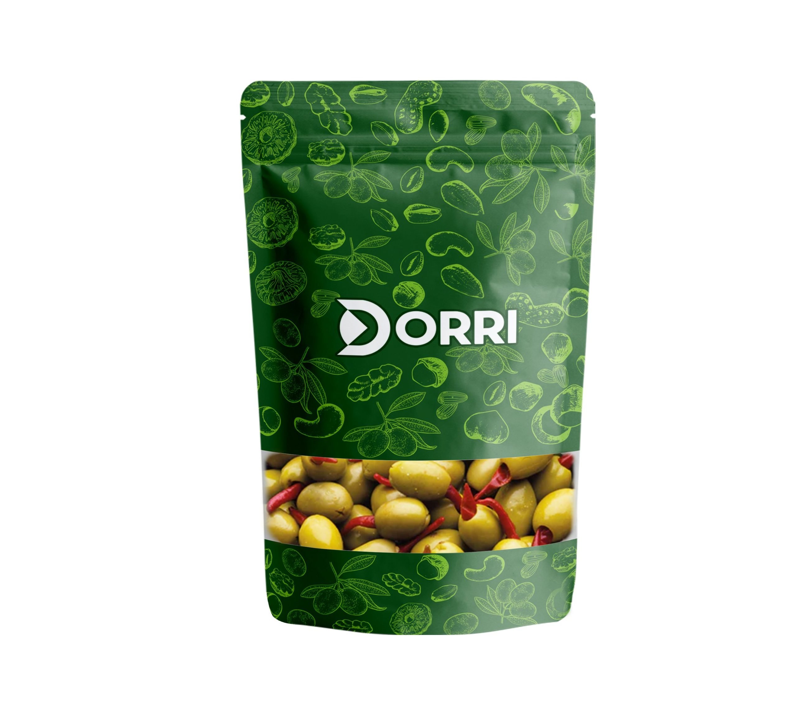 Dorri - Olives Stuffed Piri Piri in Extra Virgin Olive Oil
