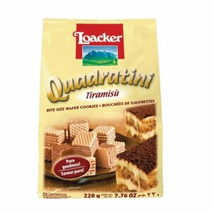 Loacker- Quadratini Tiramisu Wafers 220g