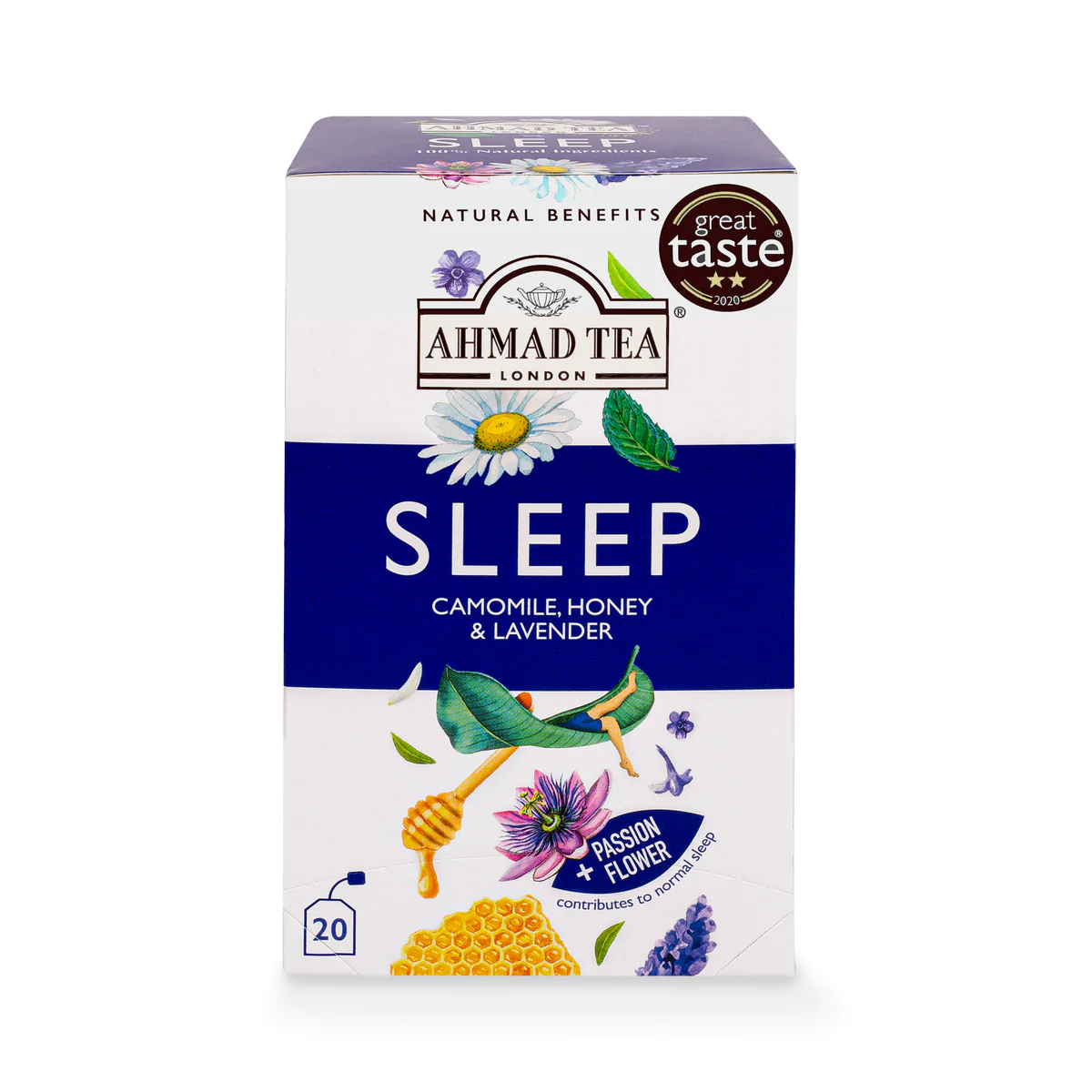 Sleep Infusion (Camomile, Honey & Lavender) 20 Pyramid Bags