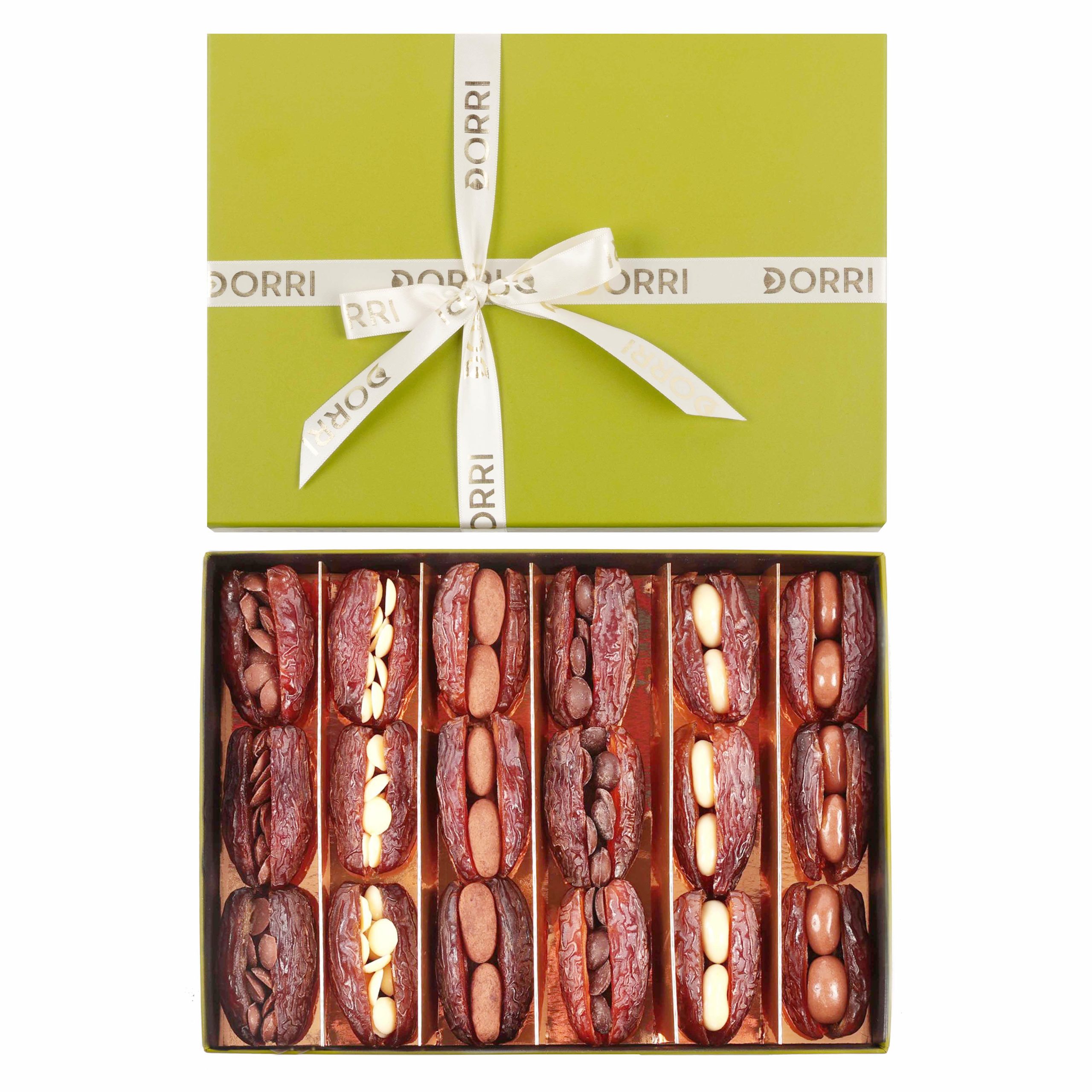 Dorri - Luxury Gift Set Filled Medjool Dates with Chocolate 550g